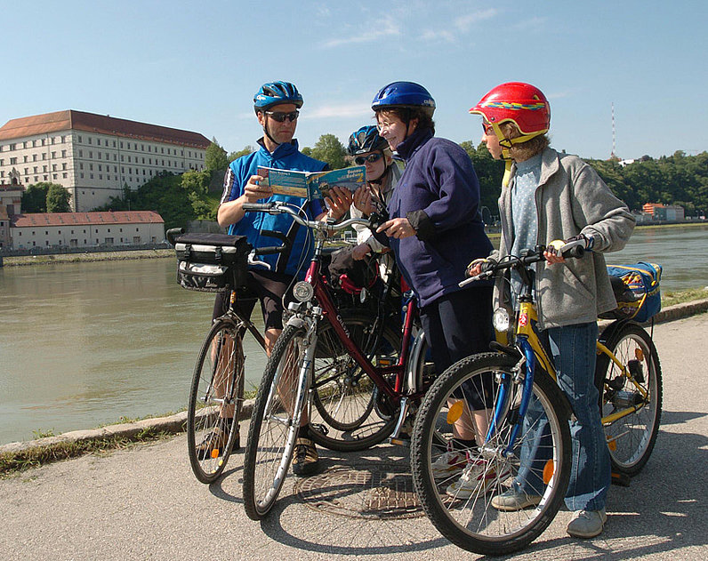 Radfahren in Linz Familie TVL Röbl